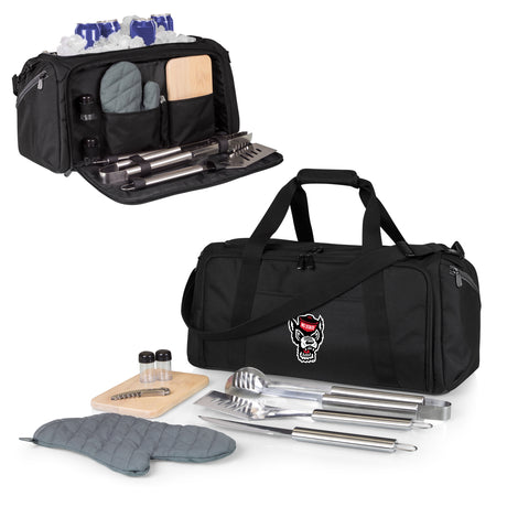 NC State Wolfpack BBQ Kit Grill Set & Cooler