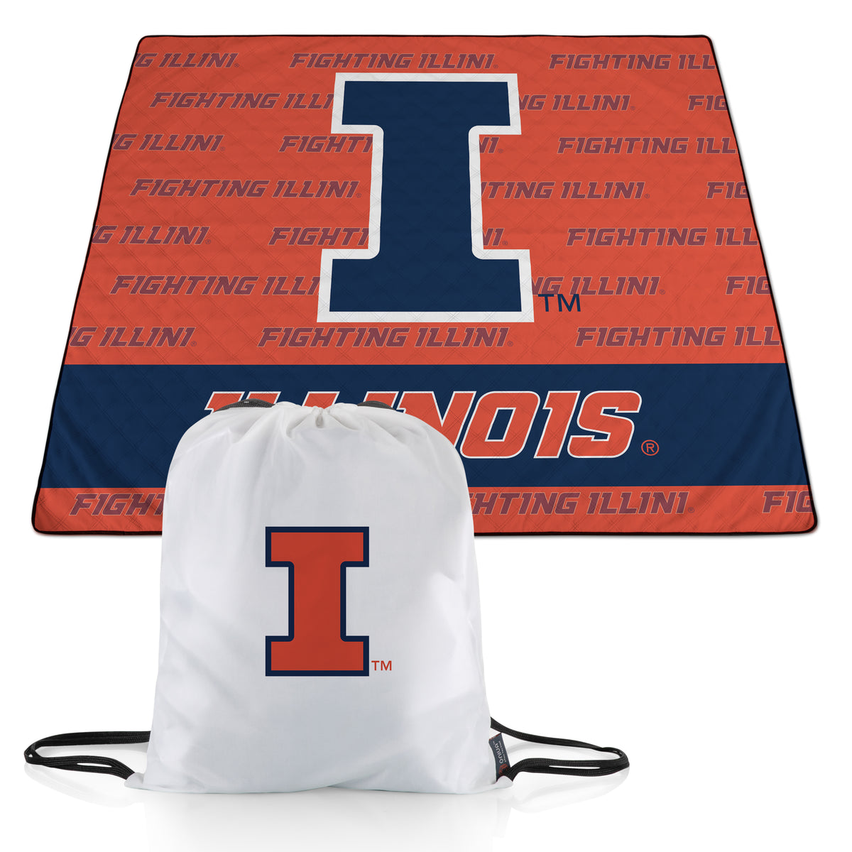 Illinois Fighting Illini Impresa Outdoor Blanket
