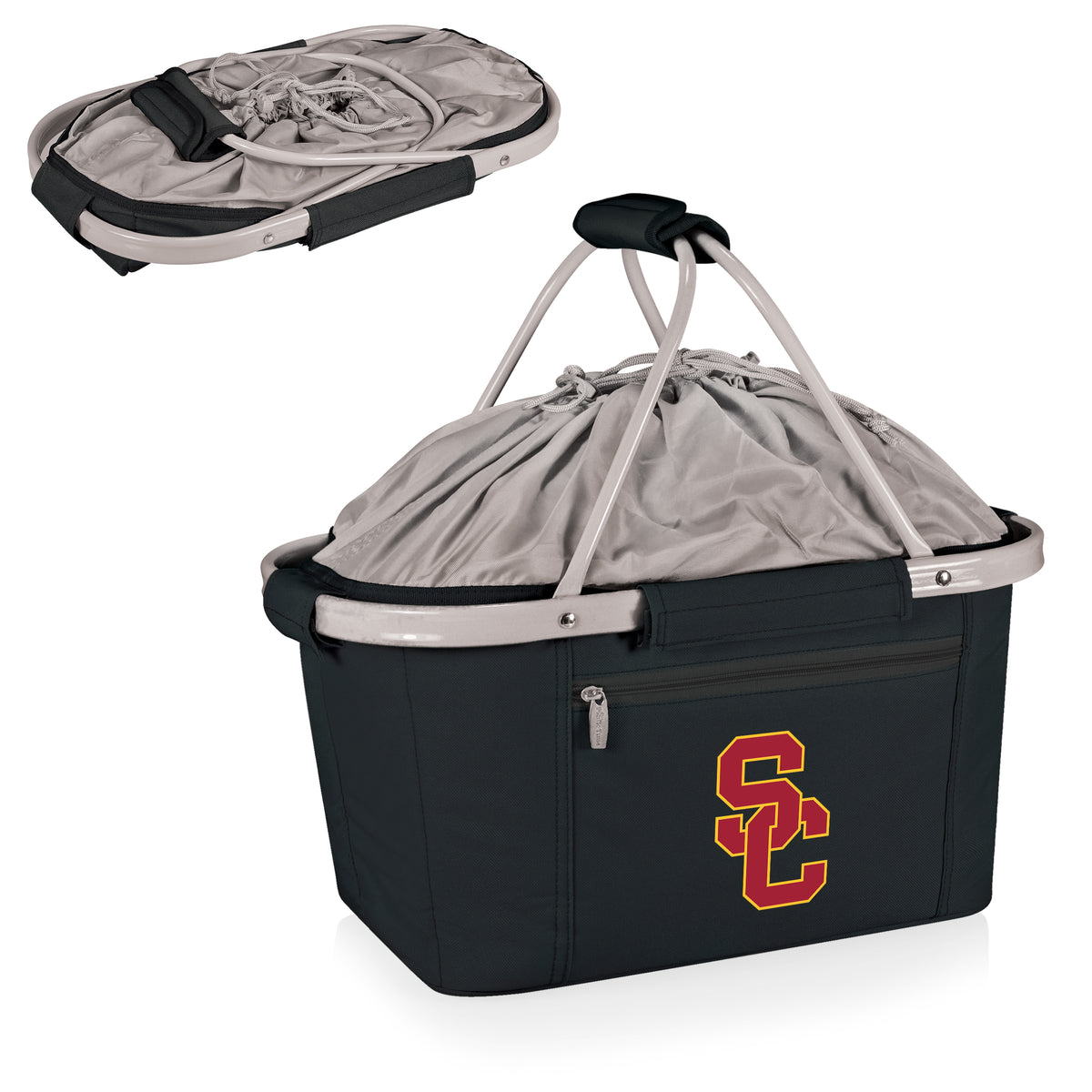 USC Trojans Metro Basket Collapsible Cooler Tote - Black