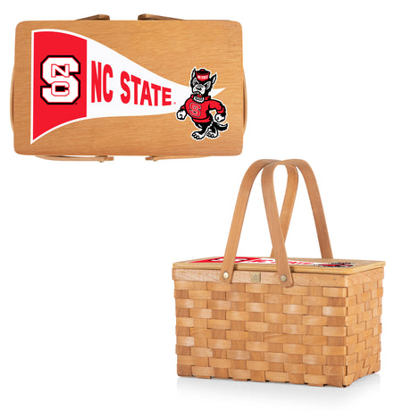 NC State Wolfpack Poppy Personal Picnic Basket