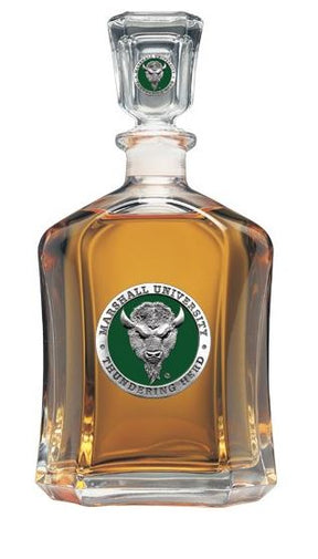 Marshall Thundering Herd Capitol Decanter
