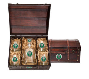 Marshall Thundering Herd Capitol Decanter Chest Set