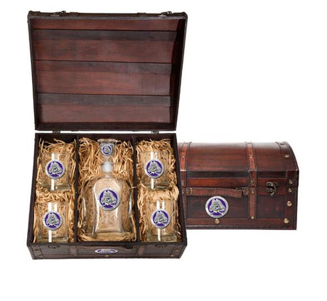East Carolina Pirates Capitol Decanter Chest Set