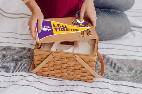 LSU Tigers Poppy Personal Picnic Basket