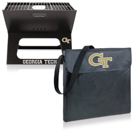 Georgia Tech Yellow Jackets Portable Charcoal BBQ Grill