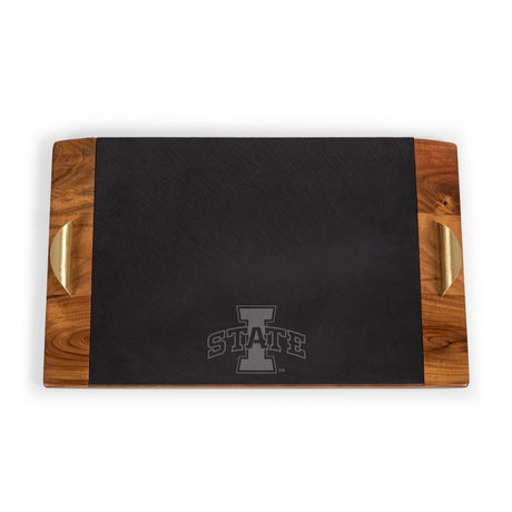 Iowa State Cyclones Covina Acacia and Slate Serving Tray