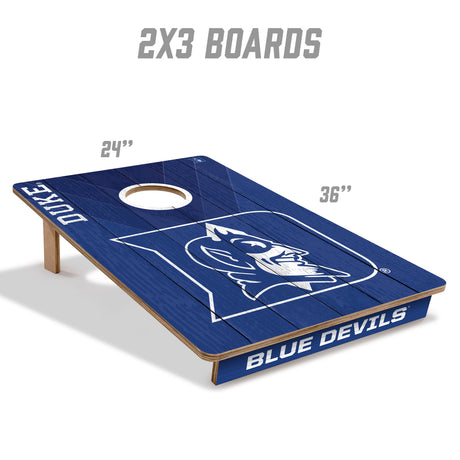 Duke Blue Devils 2x3 All Wood Cornhole Game Set