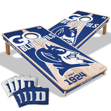 Duke Blue Devils 2x4 All Wood Cornhole Game Set