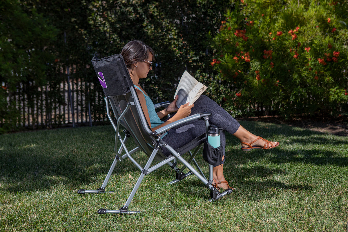 Northwestern Wildcats Outdoor Rocking Camp Chair