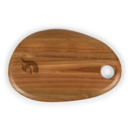 USC Trojans Pebble Shaped Acacia Serving Board 15" x 10"