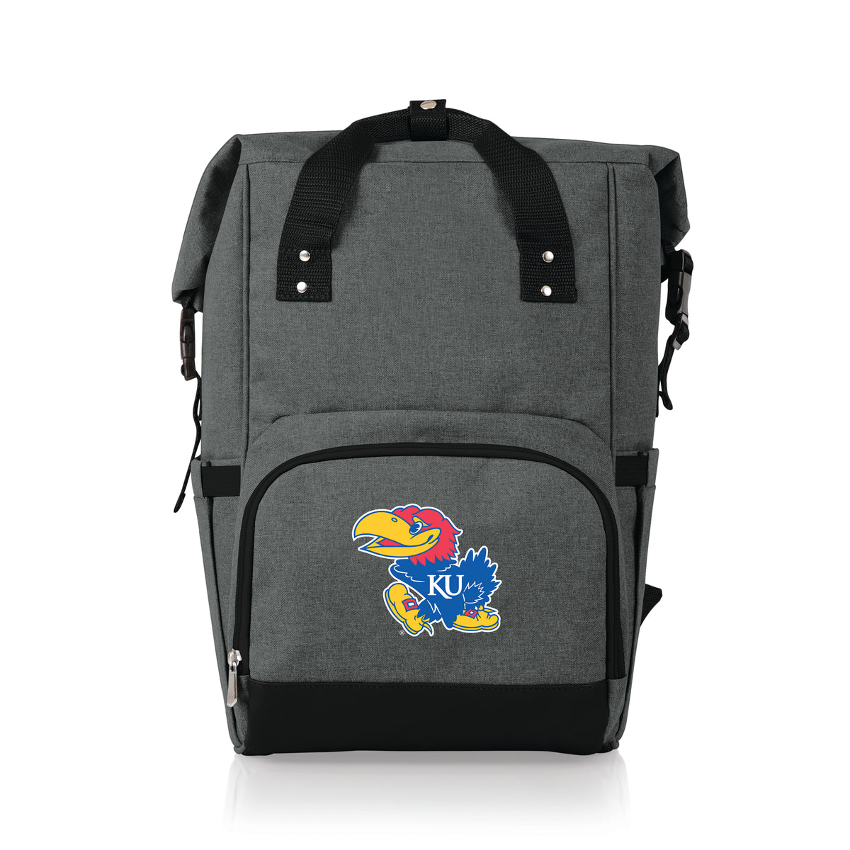 Kansas Jayhawks On The Go Roll-Top Cooler Backpack
