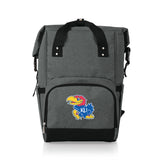 Kansas Jayhawks On The Go Roll-Top Cooler Backpack