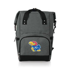 Kansas Jayhawks On The Go Roll-Top Cooler Backpack