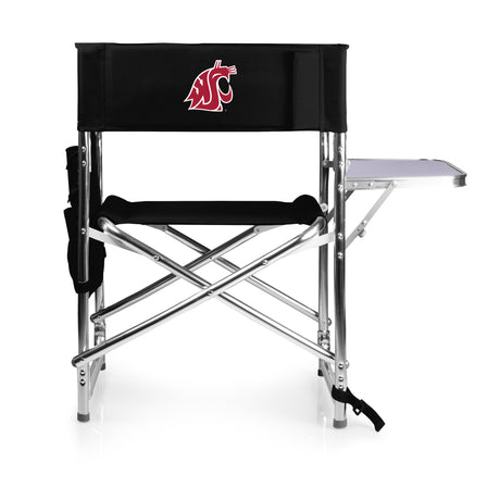 Washington State Cougars Sports Chair - Black