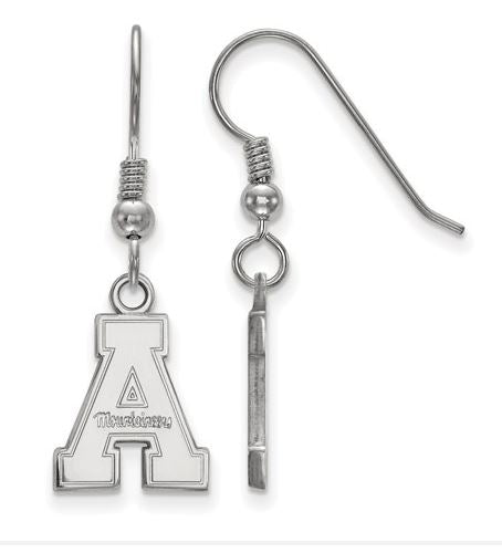 Appalachian State Mountaineers 10k White Gold Small Pendant