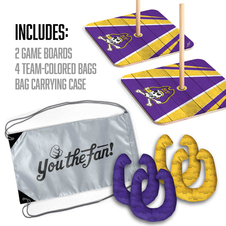 East Carolina Pirates Horseshoe Bag Game