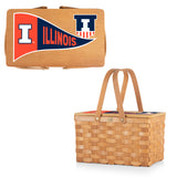 Illinois Fighting Illini Poppy Personal Picnic Basket