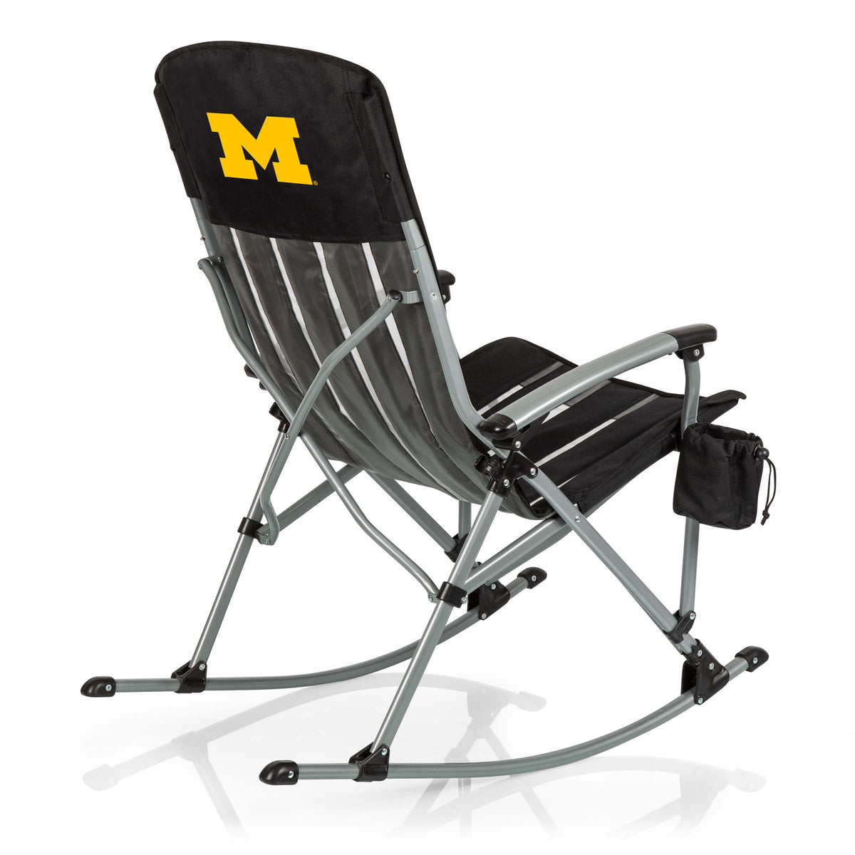 Michigan Wolverines Outdoor Rocking Camp Chair