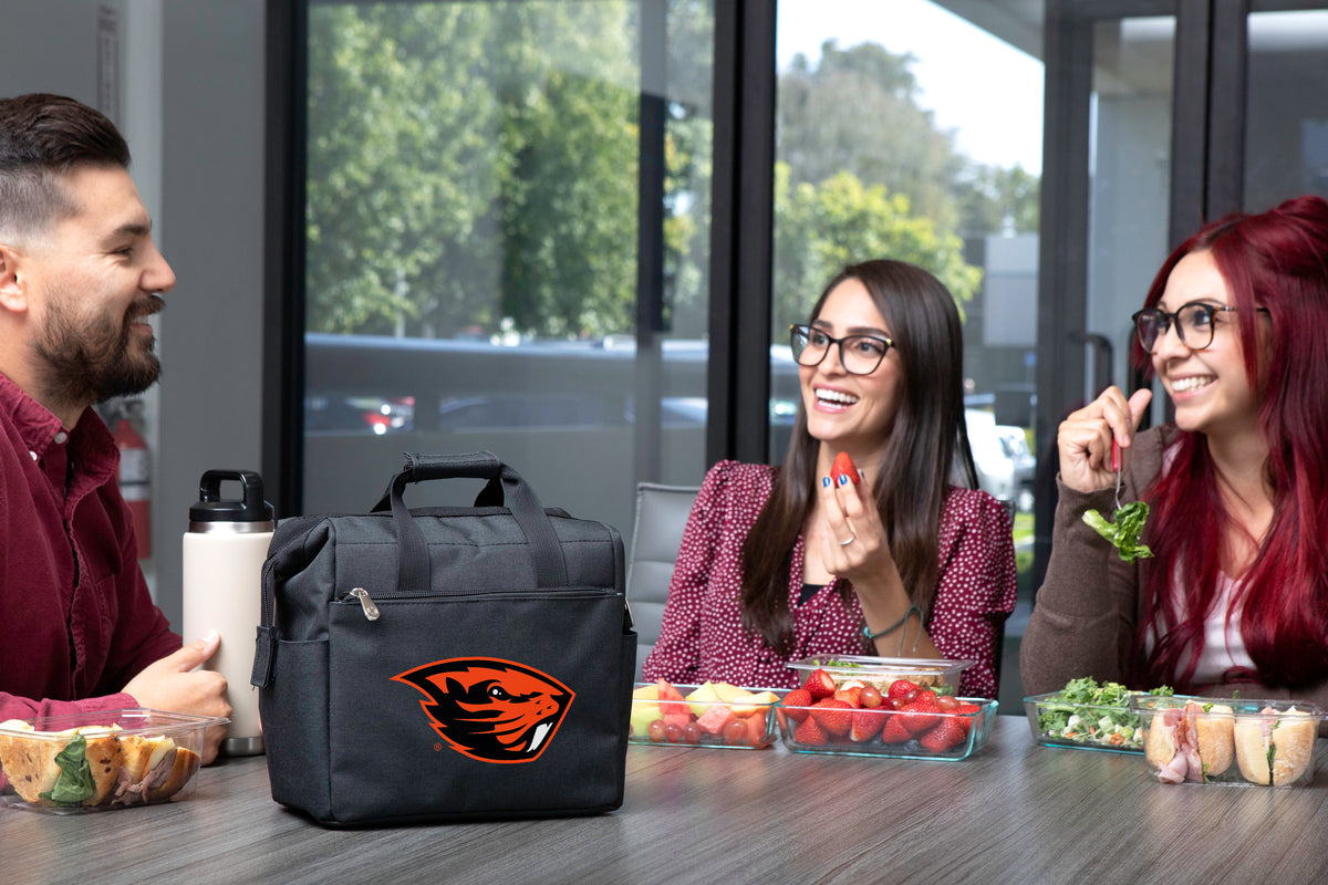 Oregon State Beavers On The Go Lunch Bag Cooler - Black