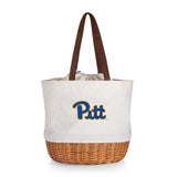 Pittsburgh Panthers Coronado Canvas and Willow Basket Tote
