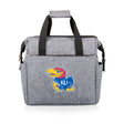 Kansas Jayhawks On The Go Lunch Bag Cooler - Gray