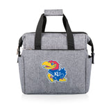 Kansas Jayhawks On The Go Lunch Bag Cooler - Gray