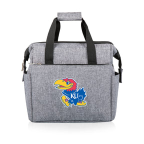 Kansas Jayhawks On The Go Lunch Bag Cooler - Gray