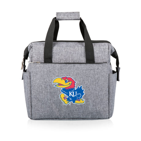Kansas Jayhawks On The Go Lunch Bag Cooler - Gray