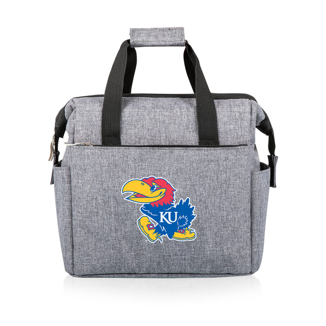 Kansas Jayhawks On The Go Lunch Bag Cooler - Gray