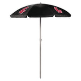 Washington State Cougars 5.5 Ft. Portable Beach Umbrella - Black