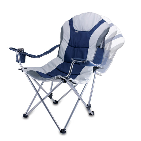 Kansas Jayhawks Reclining Camp Chair - Blue