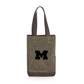 Michigan Wolverines 2 Bottle Insulated Wine Cooler Bag