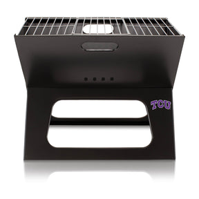 TCU Horned Frogs Portable Charcoal BBQ Grill