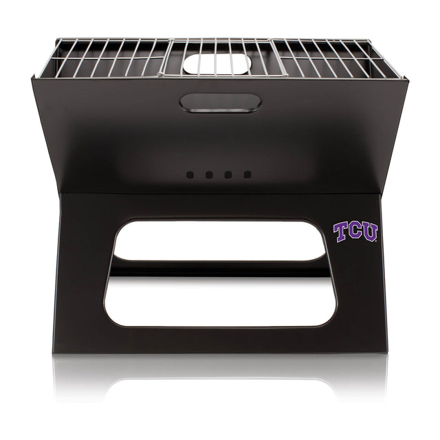 TCU Horned Frogs Portable Charcoal BBQ Grill