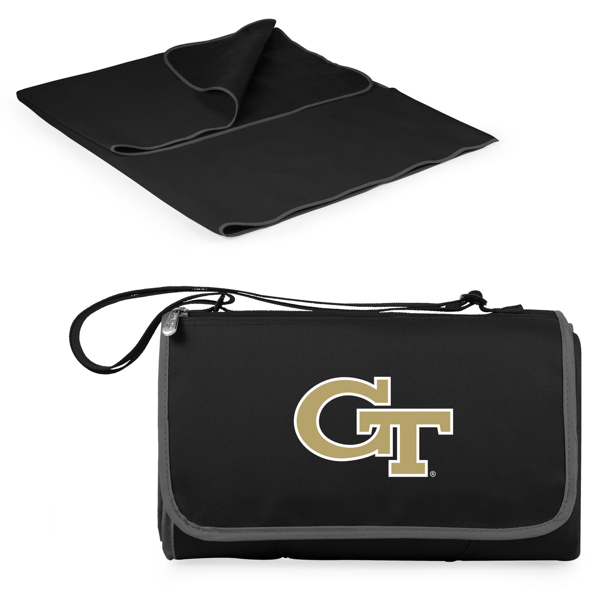 Georgia Tech Yellow Jackets Outdoor Picnic Blanket and Tote - Black