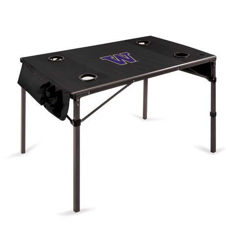 Washington Huskies Portable Folding Travel Table