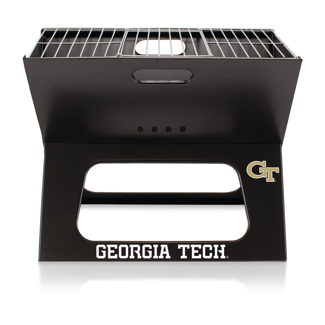 Georgia Tech Yellow Jackets Portable Charcoal BBQ Grill