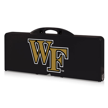 Wake Forest Demon Deacons Picnic Table Portable Folding Table with Seats