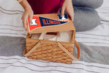 Illinois Fighting Illini Poppy Personal Picnic Basket