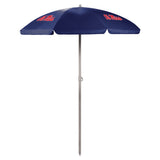Mississippi Rebels 5.5 Ft. Portable Beach Umbrella - Blue