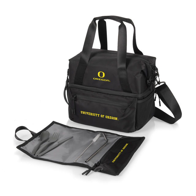 Oregon Ducks Eco-Friendly Lunch Bag Cooler with Utensils