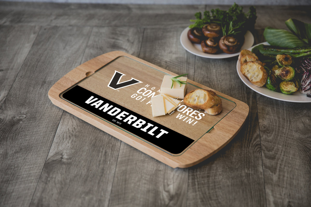 Vanderbilt Commodores Billboard Glass Top Serving Tray