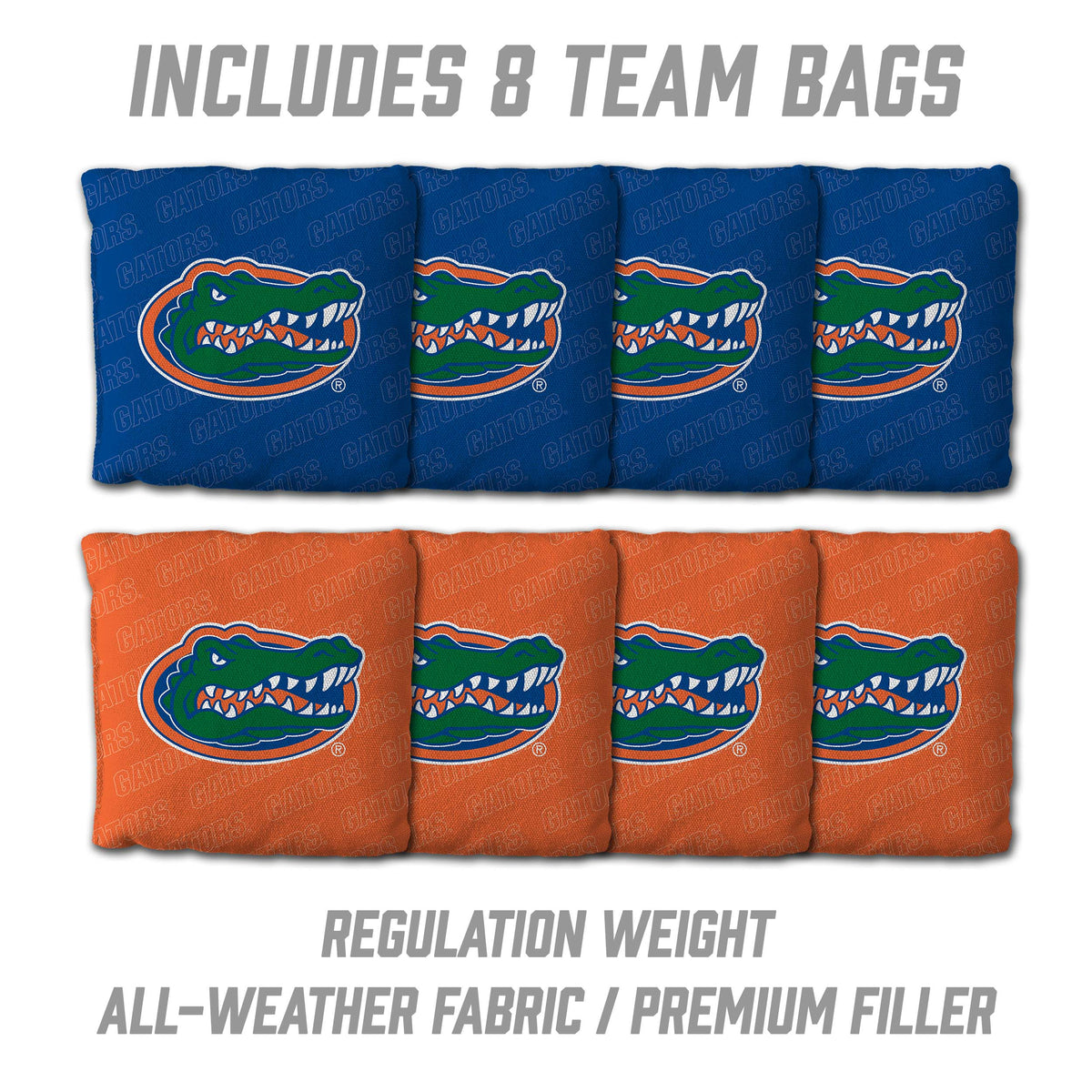 Florida Gators 2x3 All Wood Cornhole Game Set