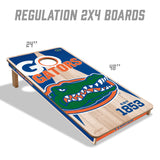 Florida Gators 2x4 All Wood Cornhole Game Set