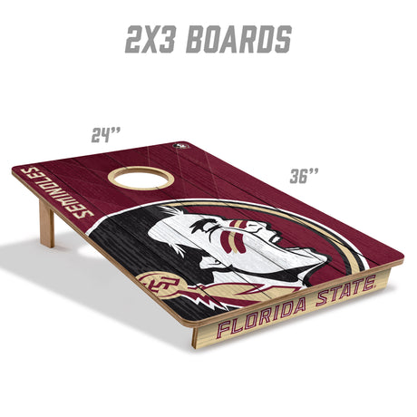 FSU Seminoles 2x3 All Wood Cornhole Game Set
