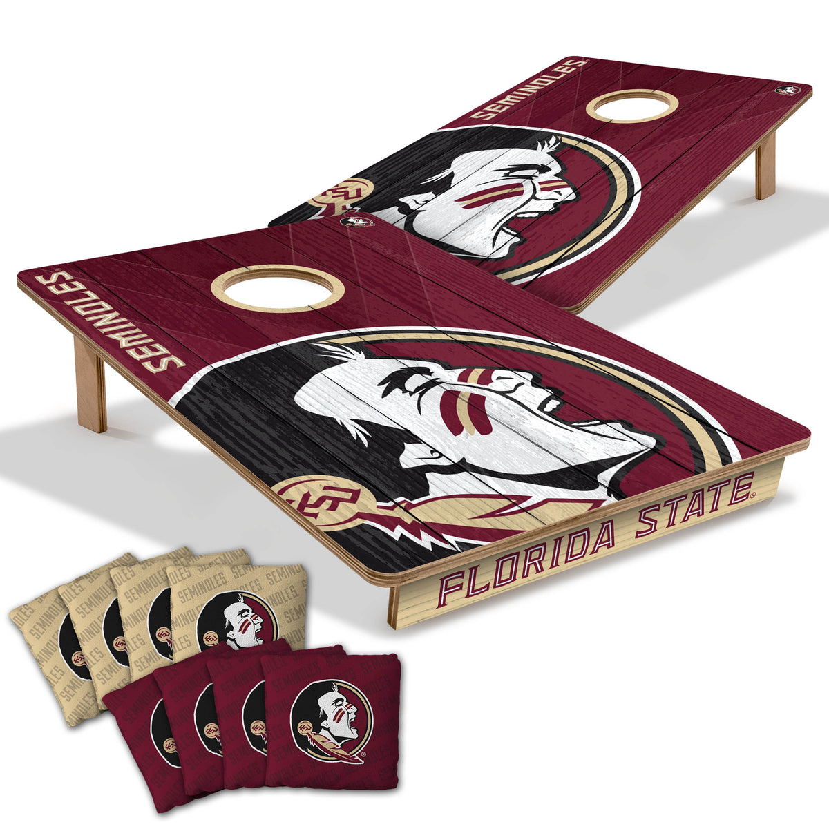 FSU Seminoles 2x3 All Wood Cornhole Game Set