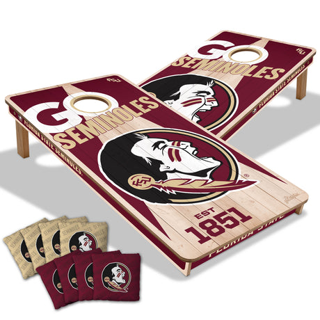 FSU Seminoles 2x4 All Wood Cornhole Game Set