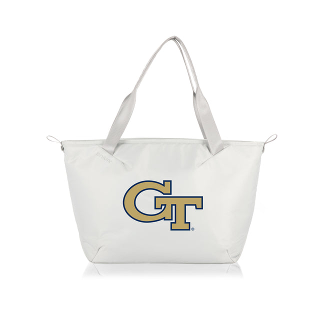 Georgia Tech Yellow Jackets Eco-Friendly Cooler Tote Bag - White