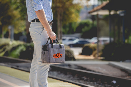 Oklahoma State Cowboys On The Go Lunch Bag Cooler - Gray