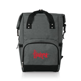 Nebraska Huskers On The Go Roll-Top Cooler Backpack
